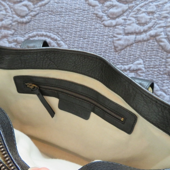 Michael Kors black leather quilted tote bag - Picture 12 of 12